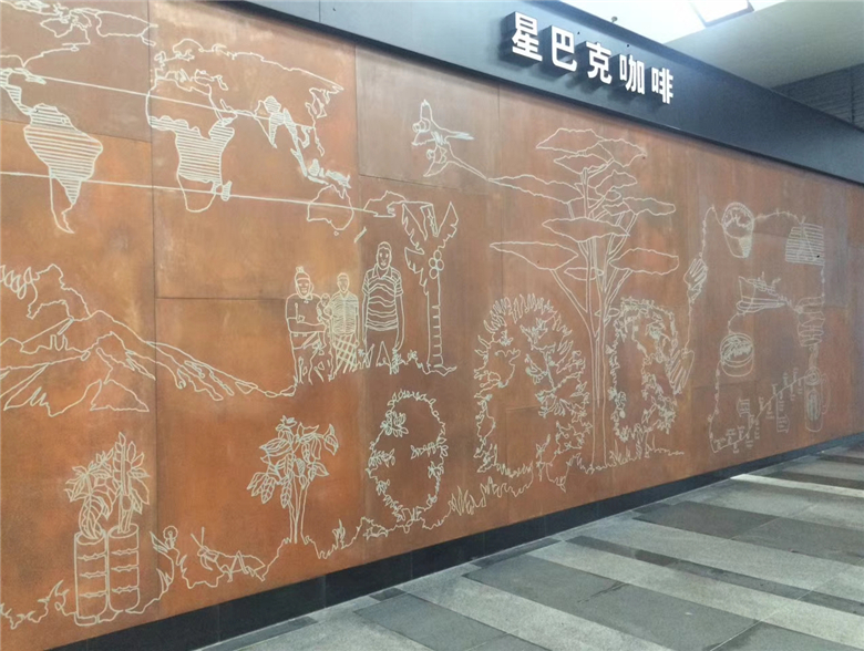 上虞耐候钢幕墙